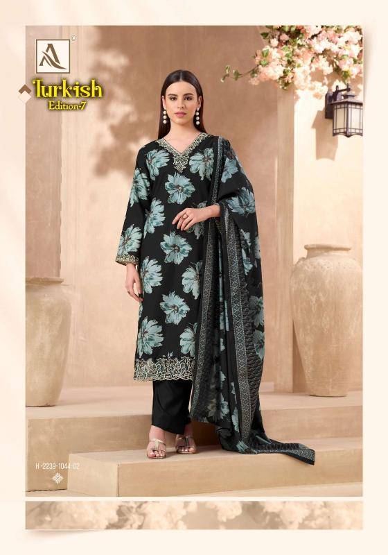 Alok suits turkish edition 7 Printed dress material wholesale